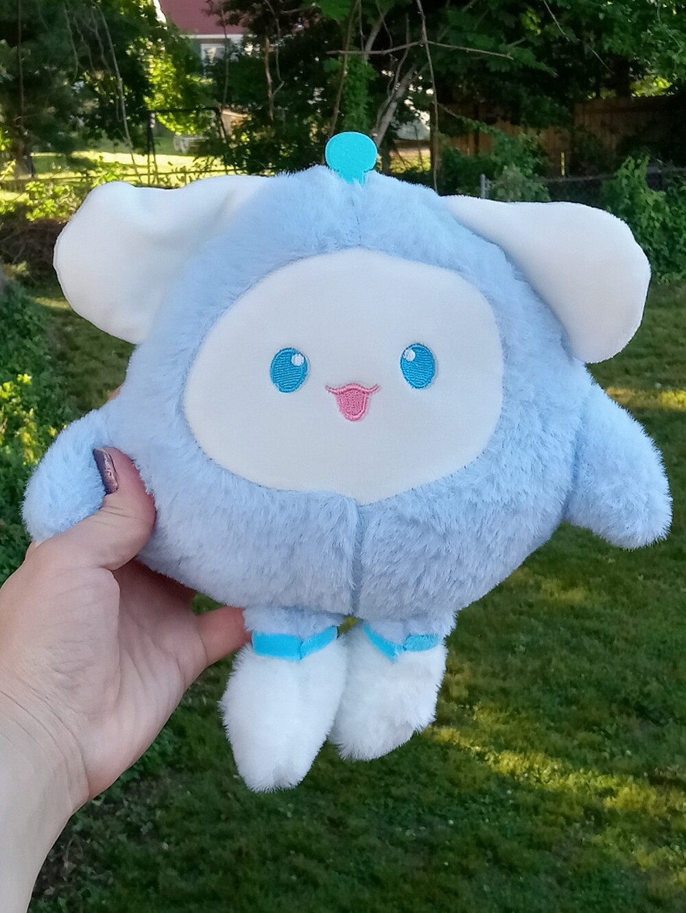 New Cute Blue Stuffed Animal